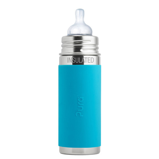 Pura dojčenska TERMO fľaša 260 ml - aqua| Ecobal.sk