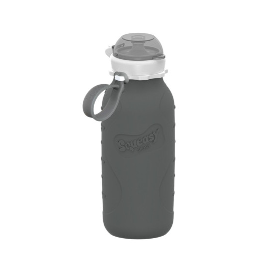 Squeasy Gear silikónová kapsička 480 ml - sivá