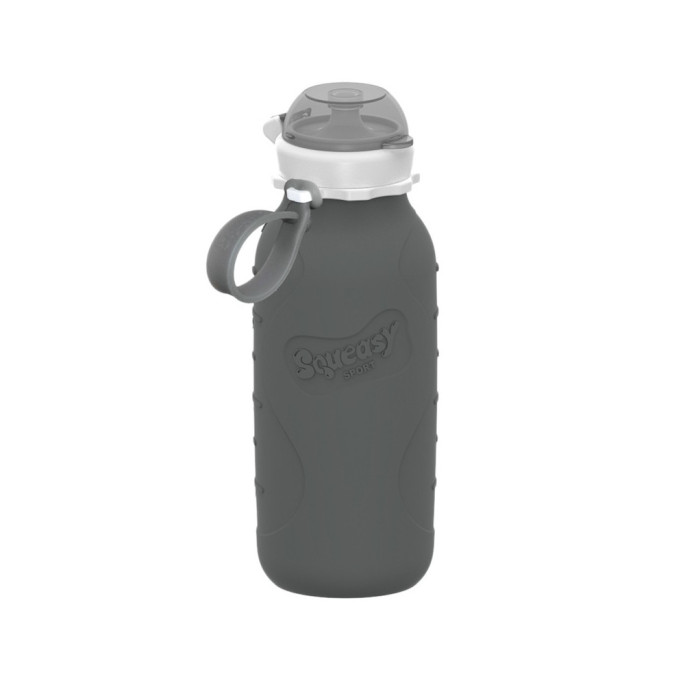 Squeasy Gear silikónová kapsička 480 ml - sivá