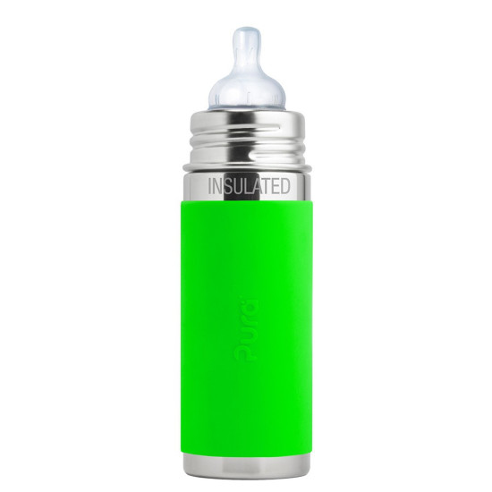 Pura dojčenska TERMO fľaša 260 ml - aqua| Ecobal.sk