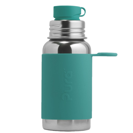 Pura® nerezová fľaša so športovým uzáverom 550ml Mint| Ecobal.sk