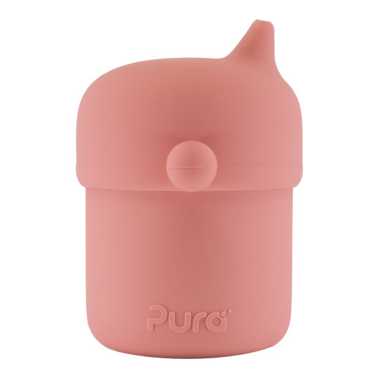 Pura® MyMy silikónový pohárik s náustkom - Rose| Ecobal.sk
