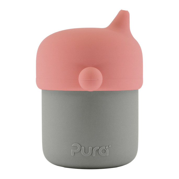 Pura® MyMy silikónový pohárik s náustkom - Rose,Slate| Ecobal.sk
