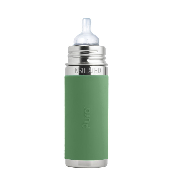Pura® dojčenská TERMO fľaša  260ml moss| Ecobal.sk