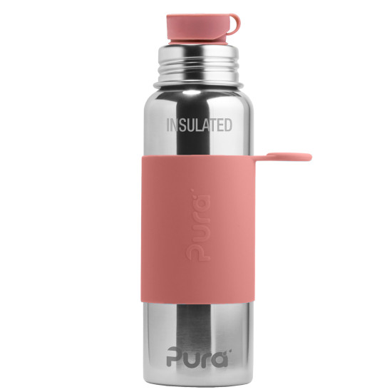 Pura® TERMO fľaša so športovým uzáverom 650ml - rose| Ecobal.sk