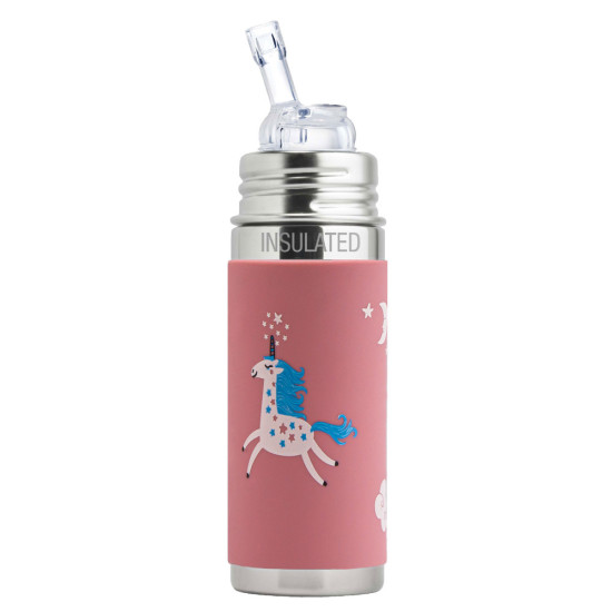 Pura® TERMO fľaša so slamkou s membránou 260ml Unicorn| Ecobal.sk