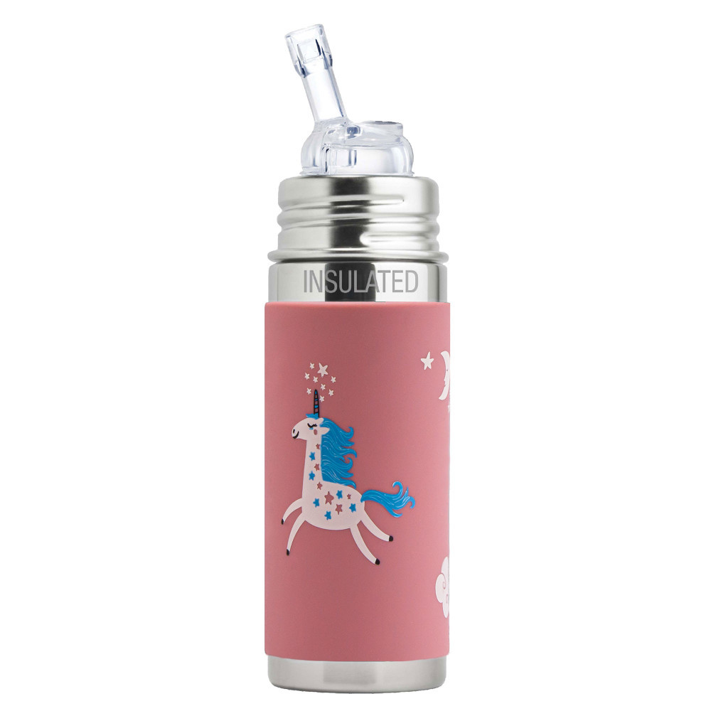 Pura® TERMO fľaša so slamkou s membránou 260ml Unicorn| Ecobal.sk
