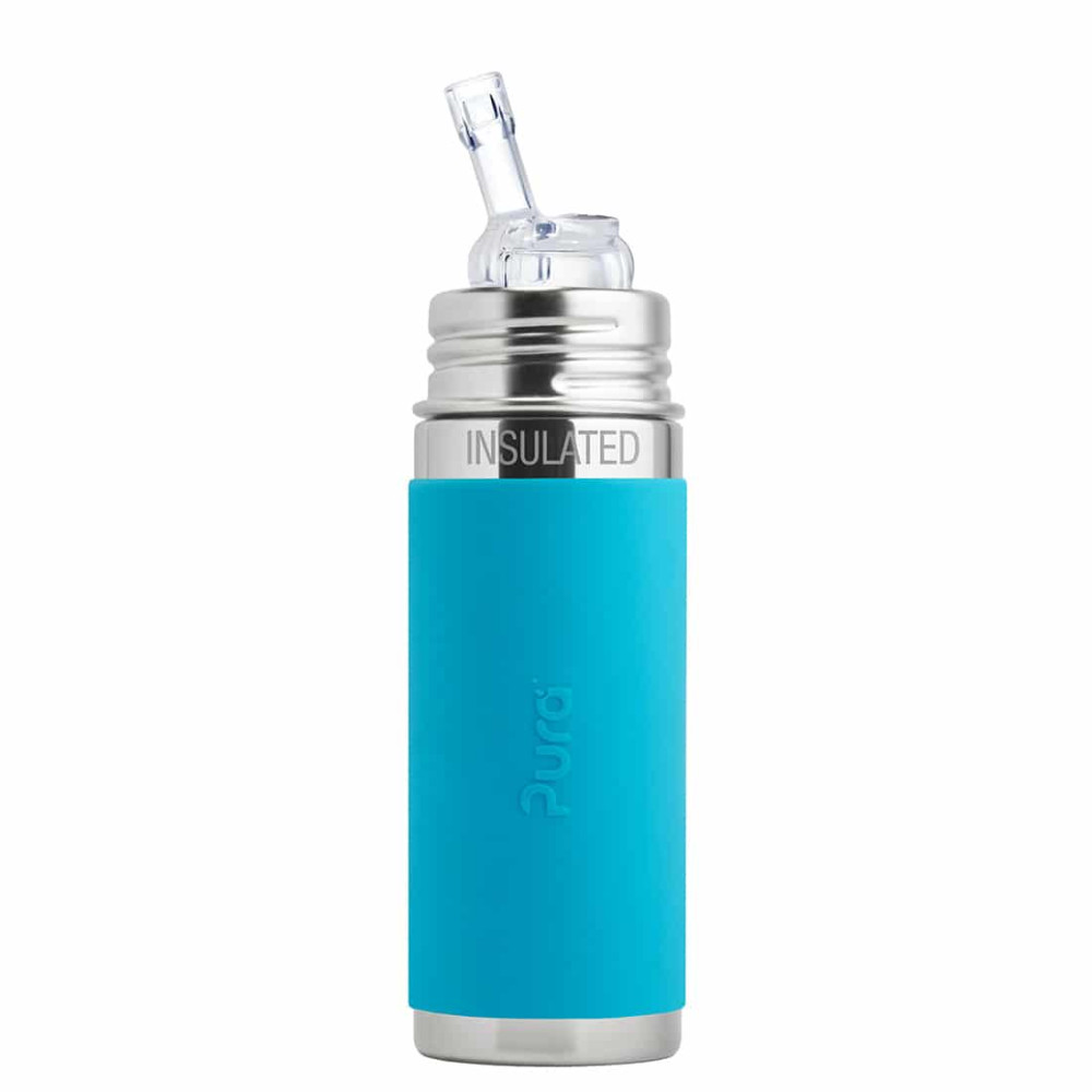 Pura® TERMO fľaša so slamkou s membránou 260ml Aqua| Ecobal.sk