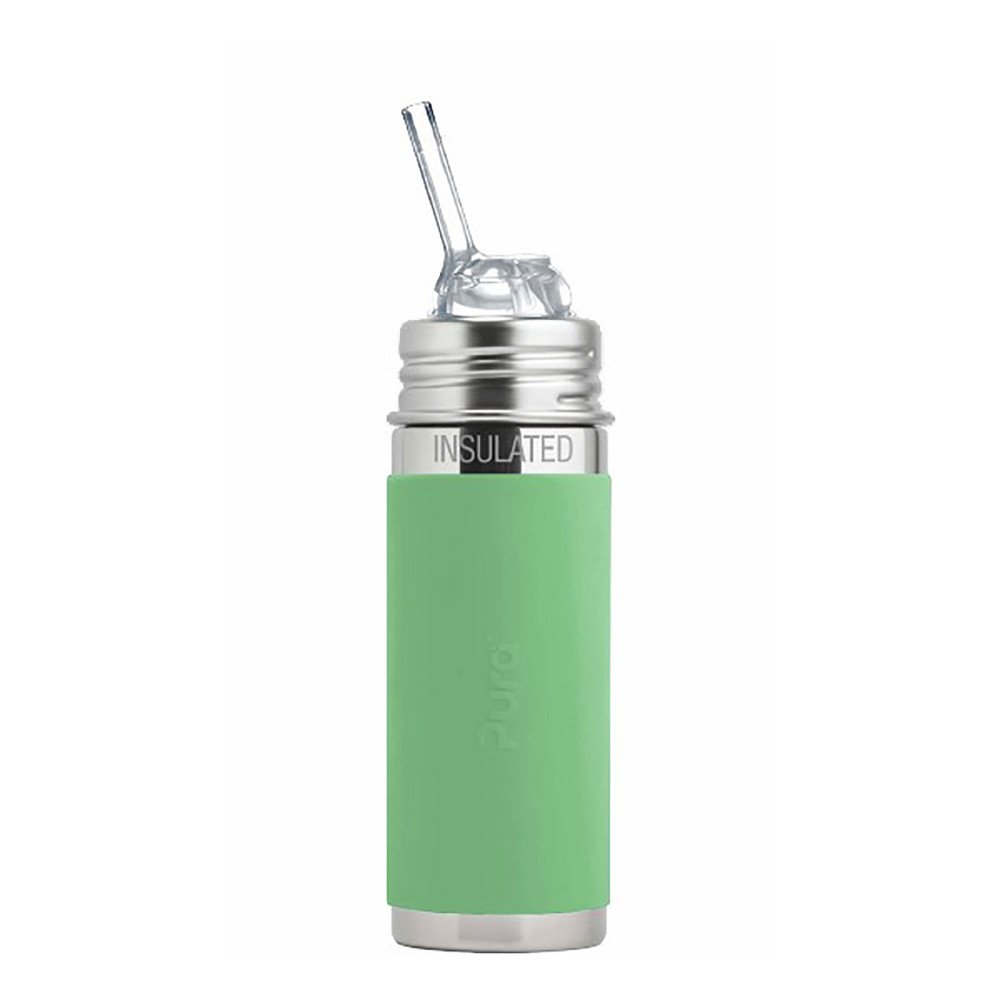 Pura® TERMO fľaša so slamkou 260ml Moss| Ecobal.sk