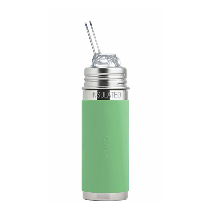 Pura® TERMO fľaša so slamkou 260ml Moss| Ecobal.sk